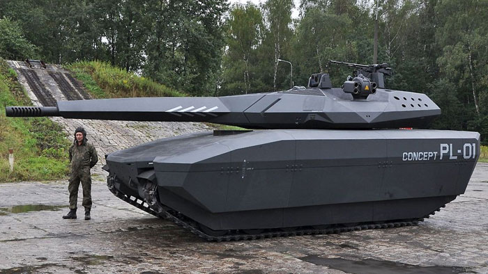 The Polish Obrum company, is a modern, well-equipped stealth technology tank proposed that 2016 is already in the testing phase would like to see.