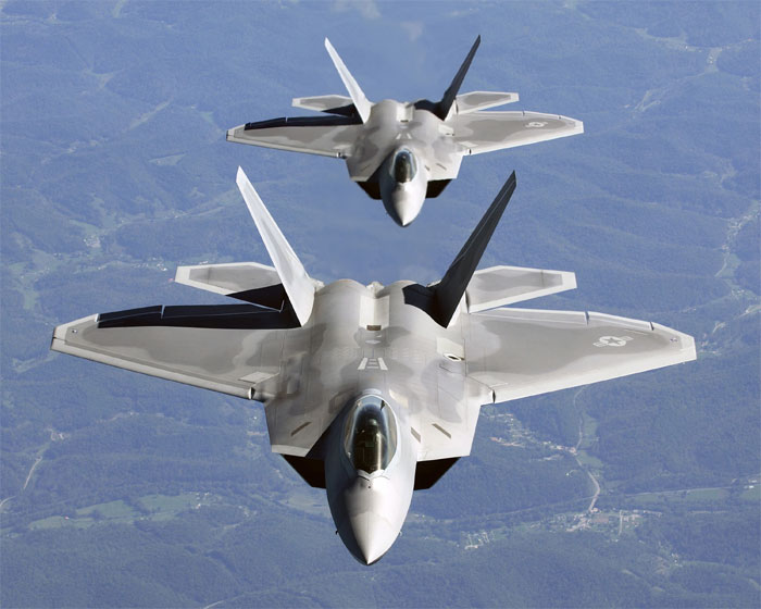 Ötödik generációs vadászrepülőgép - F–22 Raptor