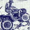 A játék indítását követően három járműből tudsz választani: kerékpár, krosszmotor és quad.