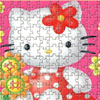 Hello Kitty - Virágok Puzzle - Négy nehézségi szintből lehet választani, hogy kirakhassuk a Hello Kitty-t, virágokkal ábrázoló képet. Klasszikus puzzle játék, amit a  Hello Kitty rajongóinak ajánlunk.